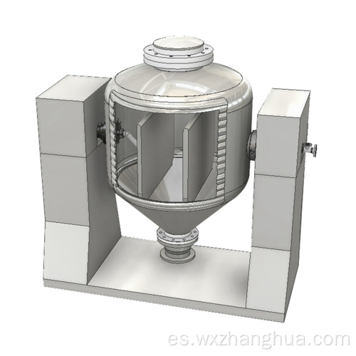 Cristalizador rotatorio cónico simple de acero inoxidable